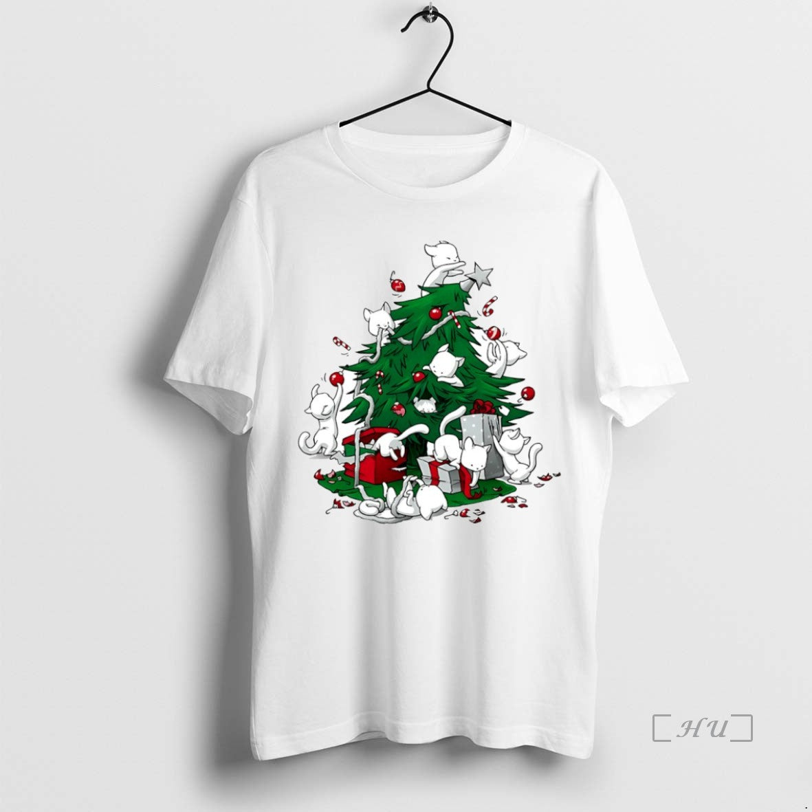 Officials Cat Christmas Tree Circle T-Shirts, Hoodie, Sweatshirt | InkNestWear.com