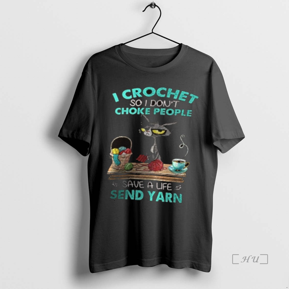 Officials Cat Crochet So I Dont Choke People Save A Life Send Yarn Premium T-Shirts, Hoodie, Sweatshirt | InkNestWear.com