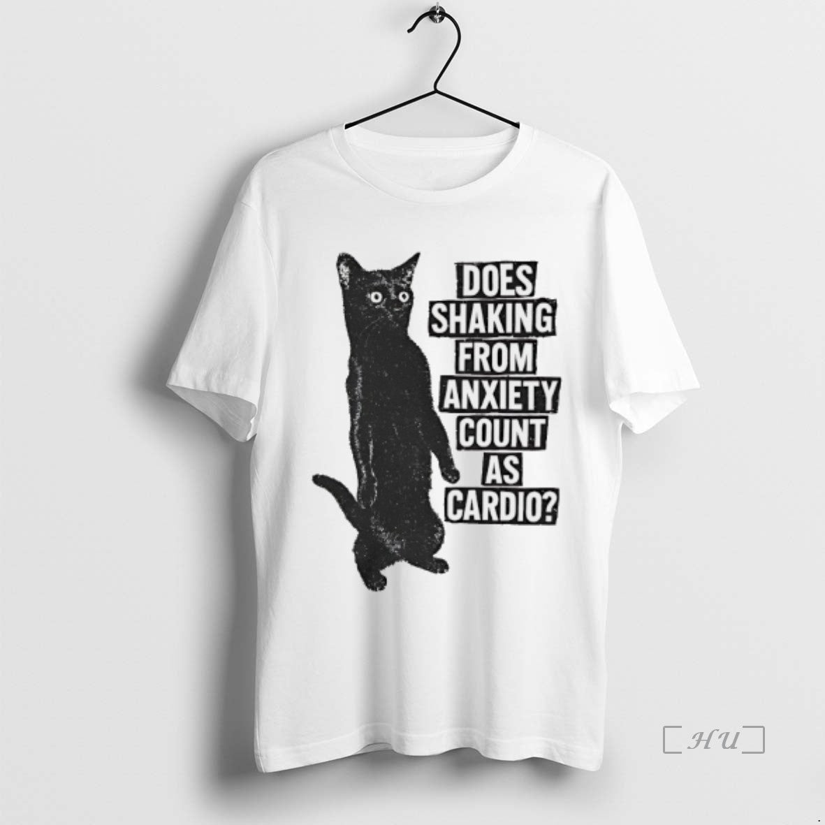 Officials Cat Does Shaking From Anxiety Count As Cardio T-Shirts, Hoodie, Sweatshirt | InkNestWear.com