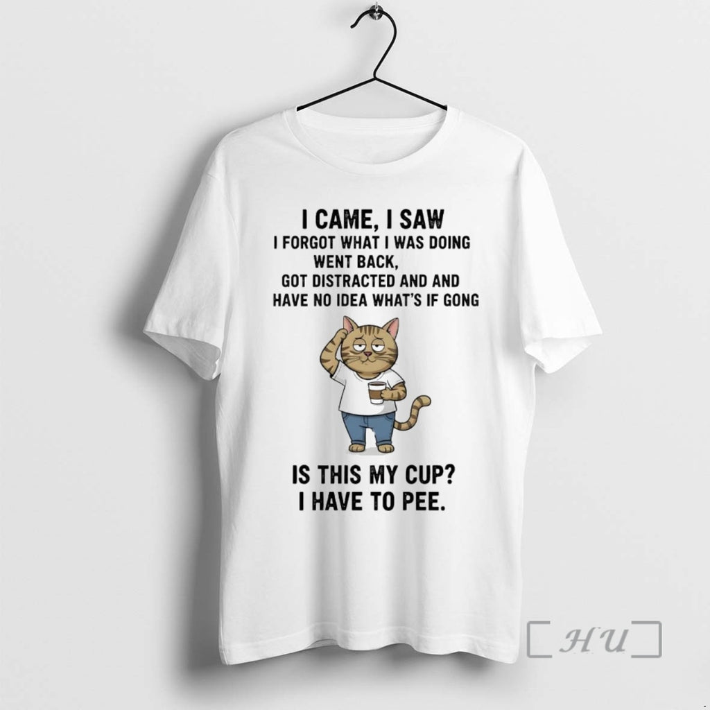 Officials Cat I Came I Saw I Forgot What I Was Doing Went Back T-Shirts, Hoodie, Sweatshirt | InkNestWear.com