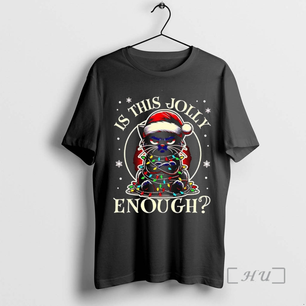 Officials Cat Is This Jolly Enough Christmas Light T-Shirts, Hoodie, Sweatshirt | InkNestWear.com