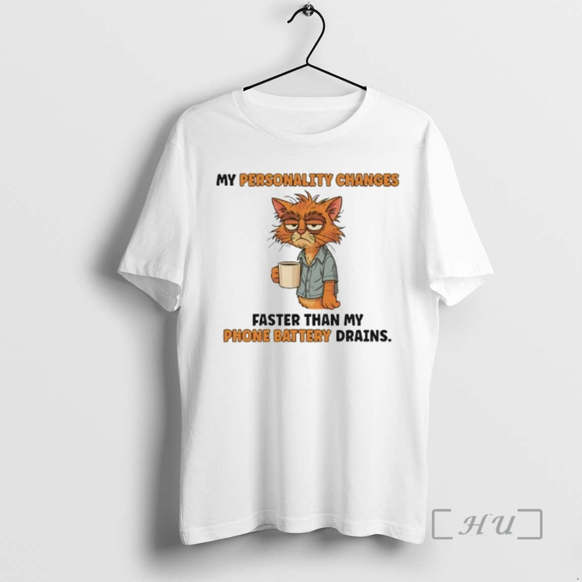 Officials Cat Personality Changes Faster Than My Phone Battery Drains T-Shirts, Hoodie, Sweatshirt | InkNestWear.com