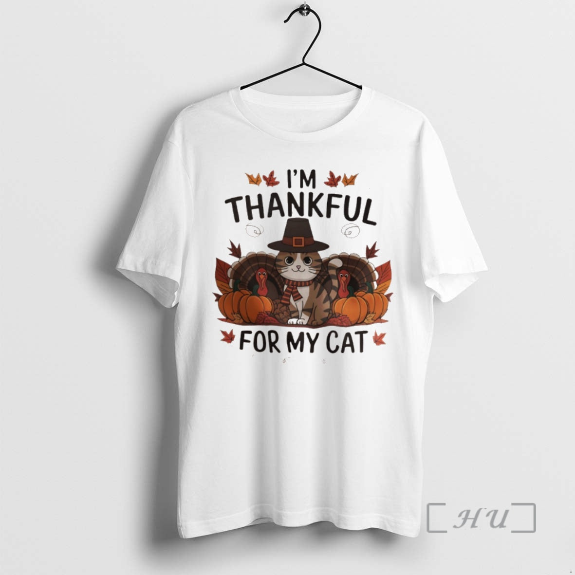 Officials Cat X Turkey Im Thankful For My Cat Thankgivings X Halloween T-Shirts, Hoodie, Sweatshirt | InkNestWear.com