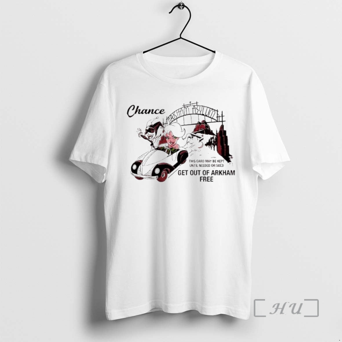 Officials Chance This Card May Be Kept Until Needed Or Sold Get Out Of Arkham T-Shirts, Hoodie, Sweatshirt | InkNestWear.com