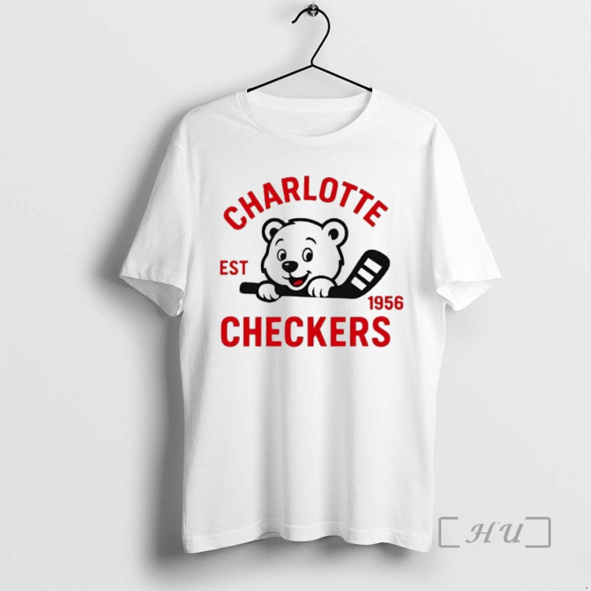 Officials Charlotte Checkers Bear Cute Logo Est 1956 T-Shirts, Hoodie, Sweatshirt | InkNestWear.com