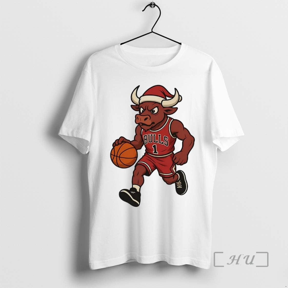 Officials Chicago Bulls Mascot Dribbling Christmas T-Shirts, Hoodie, Sweatshirt | InkNestWear.com