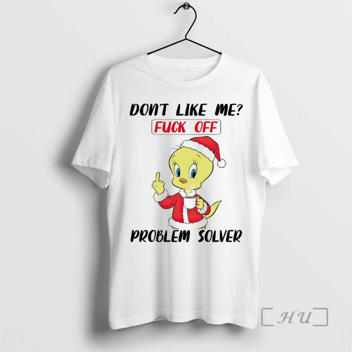 Officials Chick Dont Like Me Fuck Off Problem Solver Christmas T-Shirts, Hoodie, Sweatshirt | InkNestWear.com