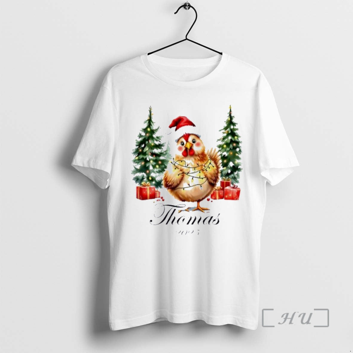 Officials Chicken Cute Merry Christmas 2025 Personalized Ornaments White T-Shirts, Hoodie, Sweatshirt | InkNestWear.com