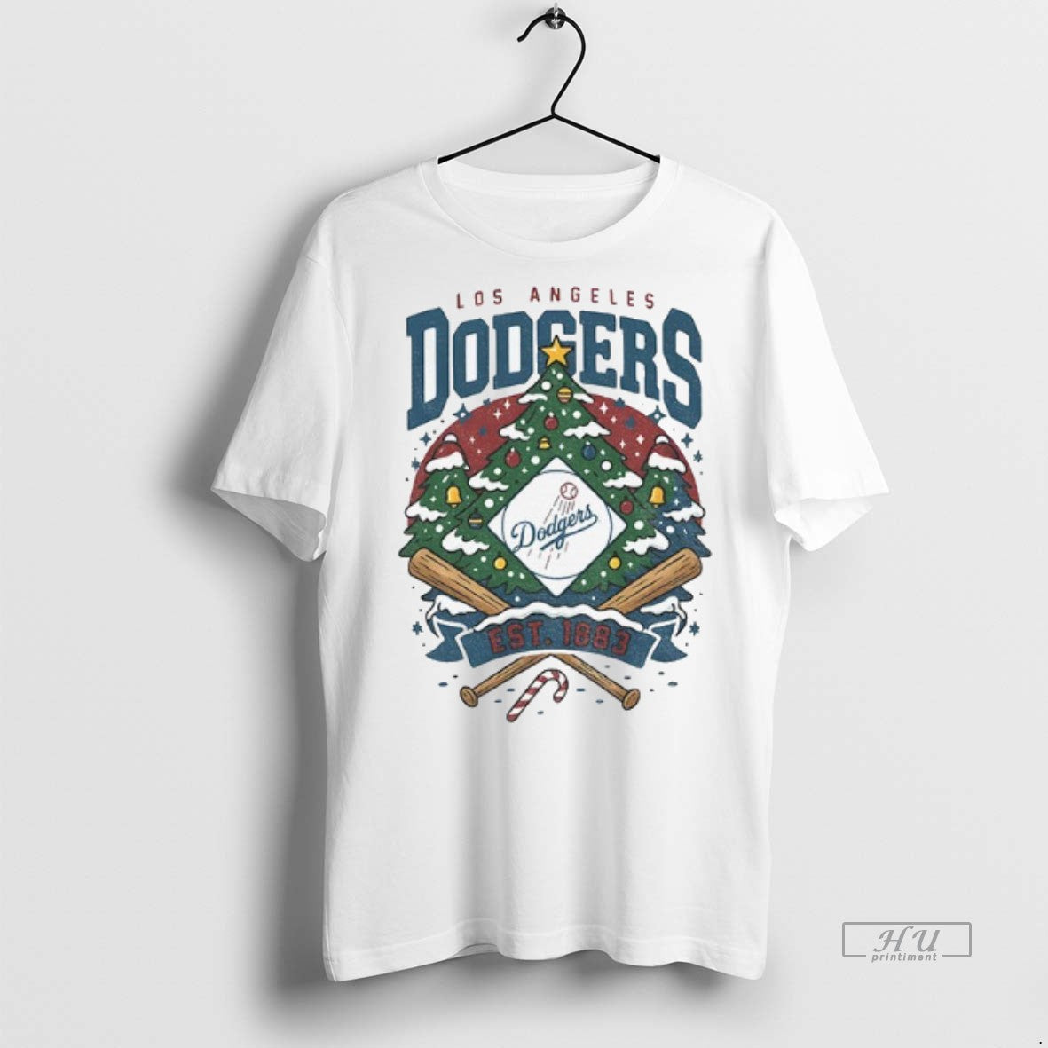 Officials Christmas Tree Los Angeles Dodgers Mlb Baseball Est 1883 Merry Christmas Premium T-Shirts, Hoodie, Sweatshirt