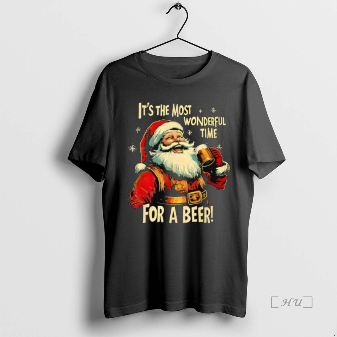 Officials Christmas Beer Drinking Santa Claus Its The Most Wonderful Time For A Beer Premium T-Shirts, Hoodie, Sweatshirt