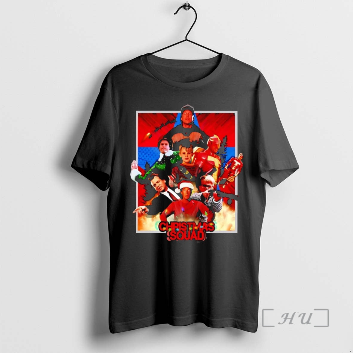 Officials Christmas Squad Movie Characters T-Shirts, Hoodie, Sweatshirt | InkNestWear.com