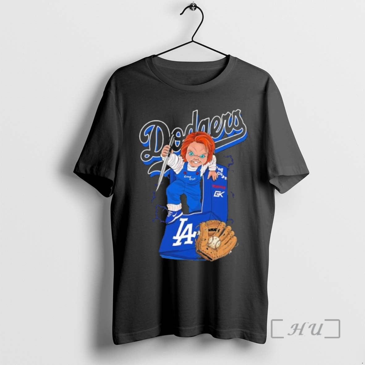 Officials Chucky Dodgers Baseball Good Guys Black T-Shirts, Hoodie, Sweatshirt | InkNestWear.com