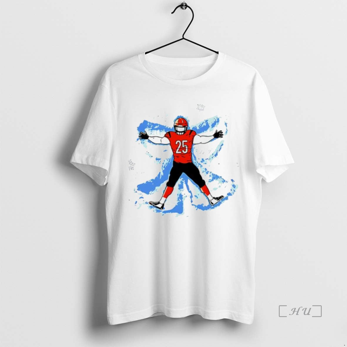 Officials Cincinnati Football Snow Angel Number 25 T-Shirts, Hoodie, Sweatshirt | InkNestWear.com