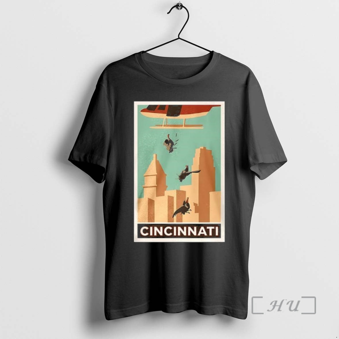 Officials Cincinnati Turkey Drop Wkrp T-Shirts, Hoodie, Sweatshirt | InkNestWear.com