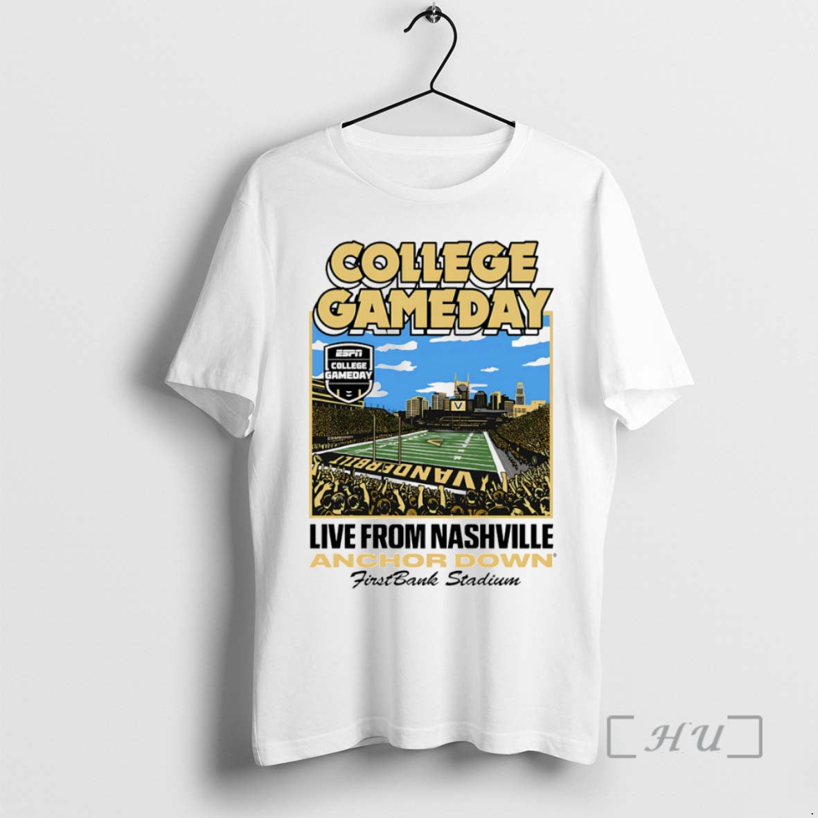 Officials College Gameday Live From Nashville Anchor Down T-Shirts, Hoodie, Sweatshirt | InkNestWear.com