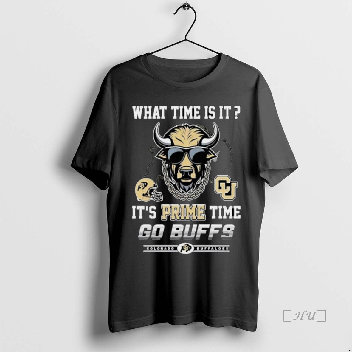 Officials Colorado Buffaloes What Time Is It Its Prime Time Go Buffs Mascot Premium T-Shirts, Hoodie, Sweatshirt