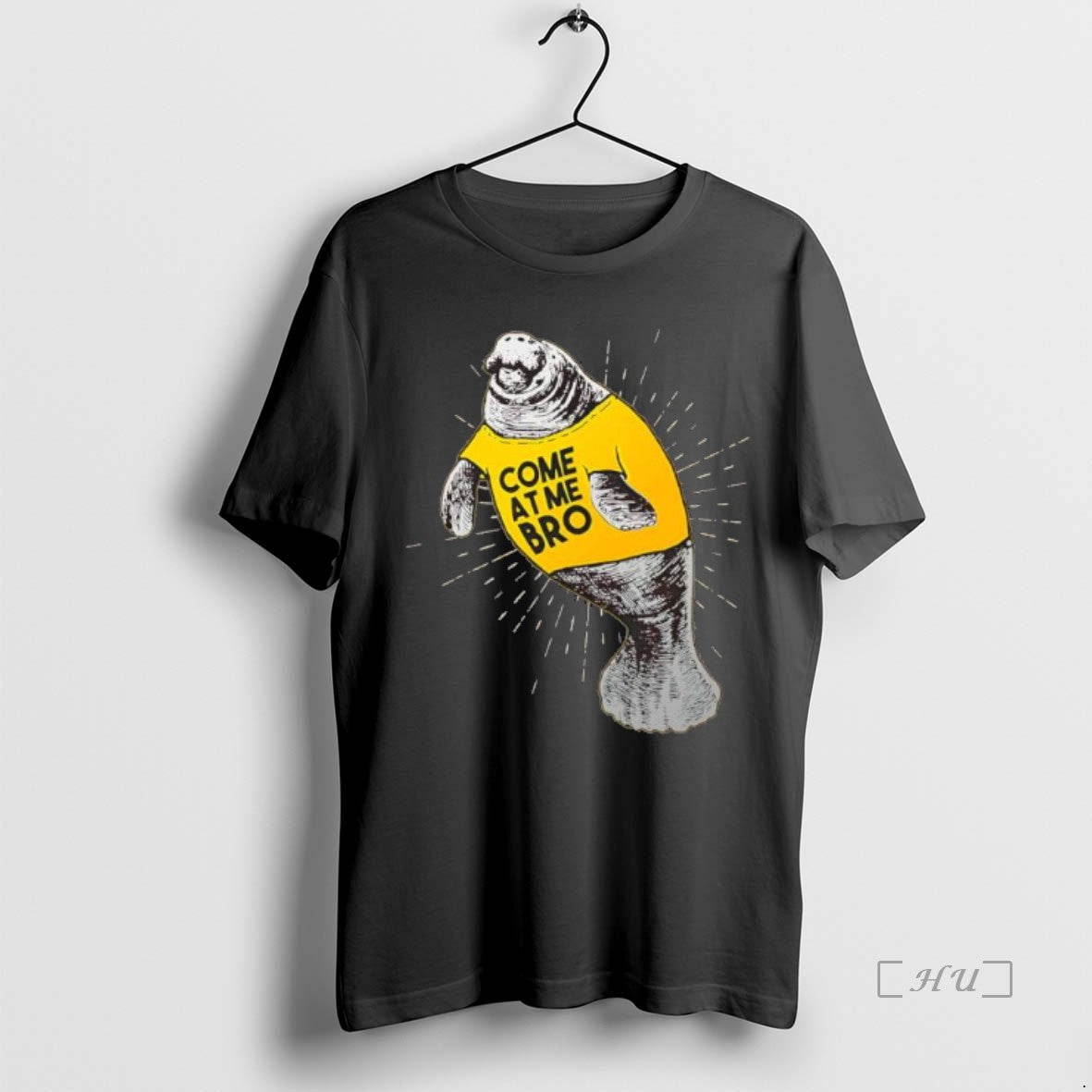 Officials Come At Me Bro Manatee Black T-Shirts, Hoodie, Sweatshirt | InkNestWear.com