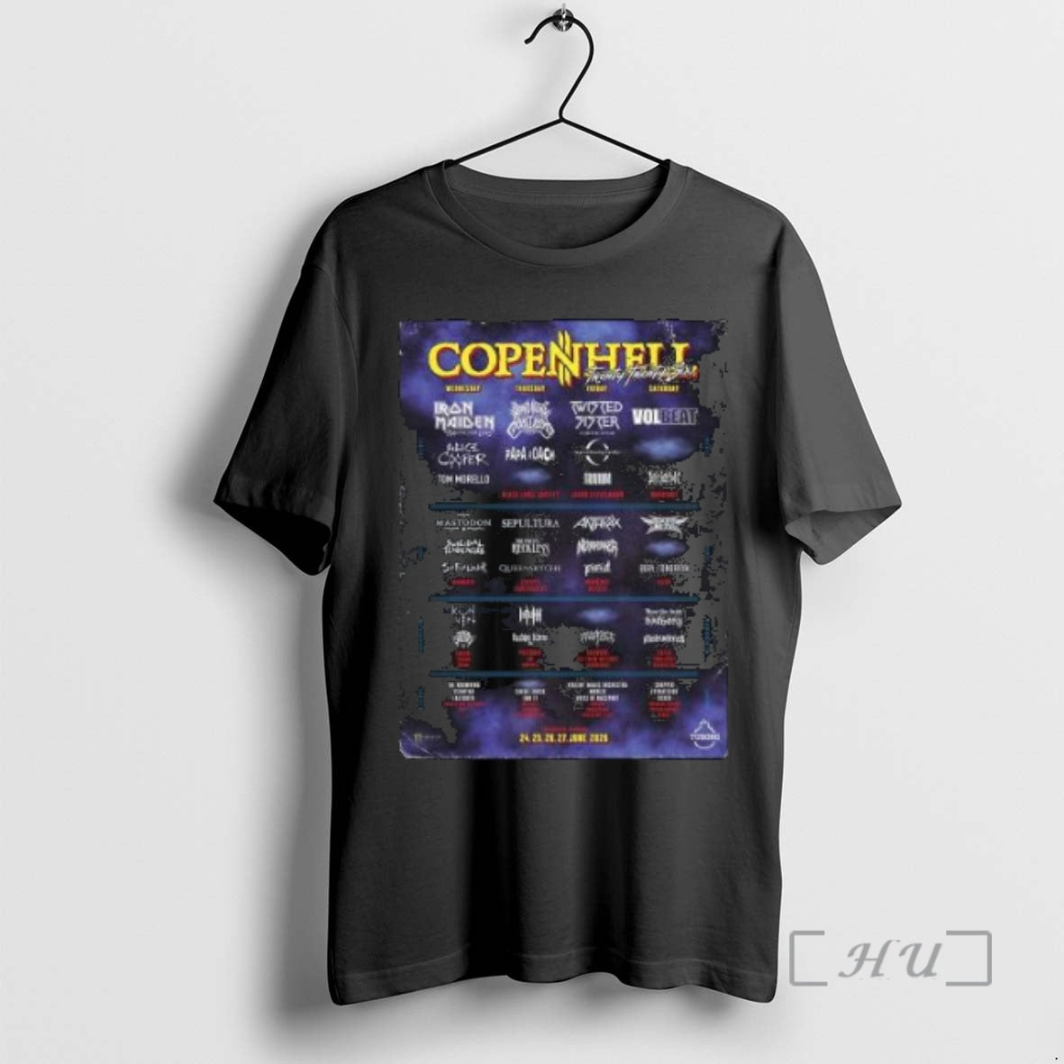 Officials Copenhell Festival Full Lineup Copenhagen Denmark On 24 25 26 27 June 2026 Circle T-Shirts, Hoodie, Sweatshirt