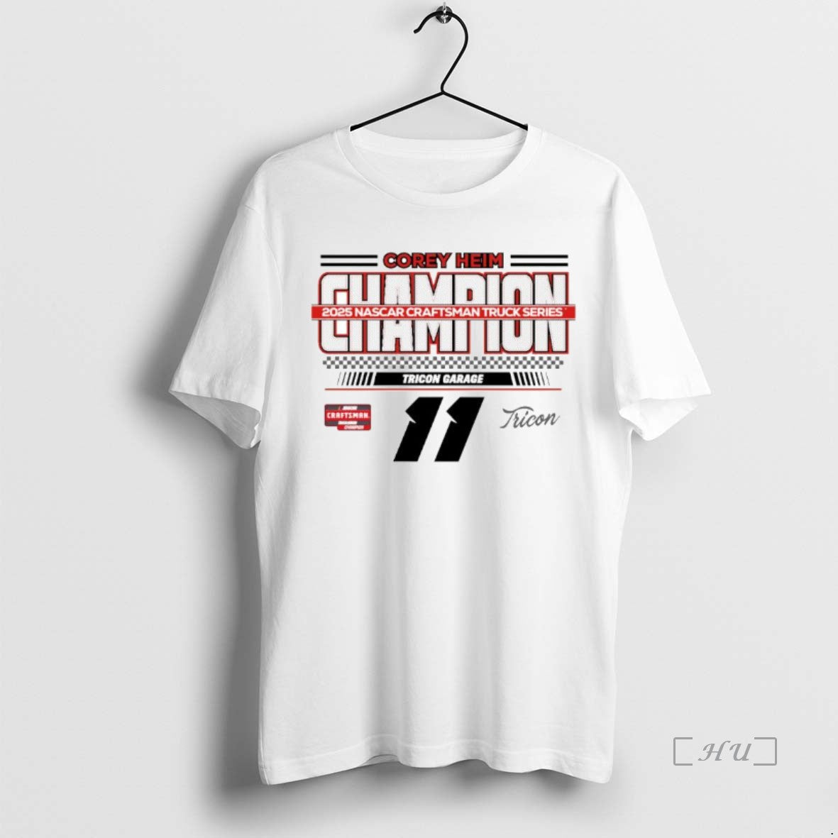 Officials Corey Heim Checkered Flag Sports 2025 Nascar Craftsman Truck Series Champion Ornaments Premium T-Shirts,...