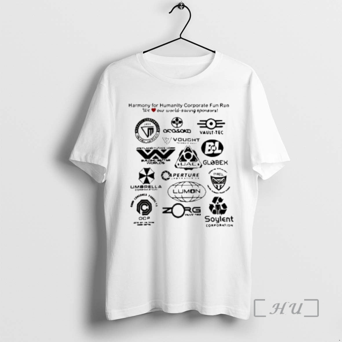 Officials Corporate Fun Run Sci Fi Parody Sponsor Logo T-Shirts, Hoodie, Sweatshirt | InkNestWear.com
