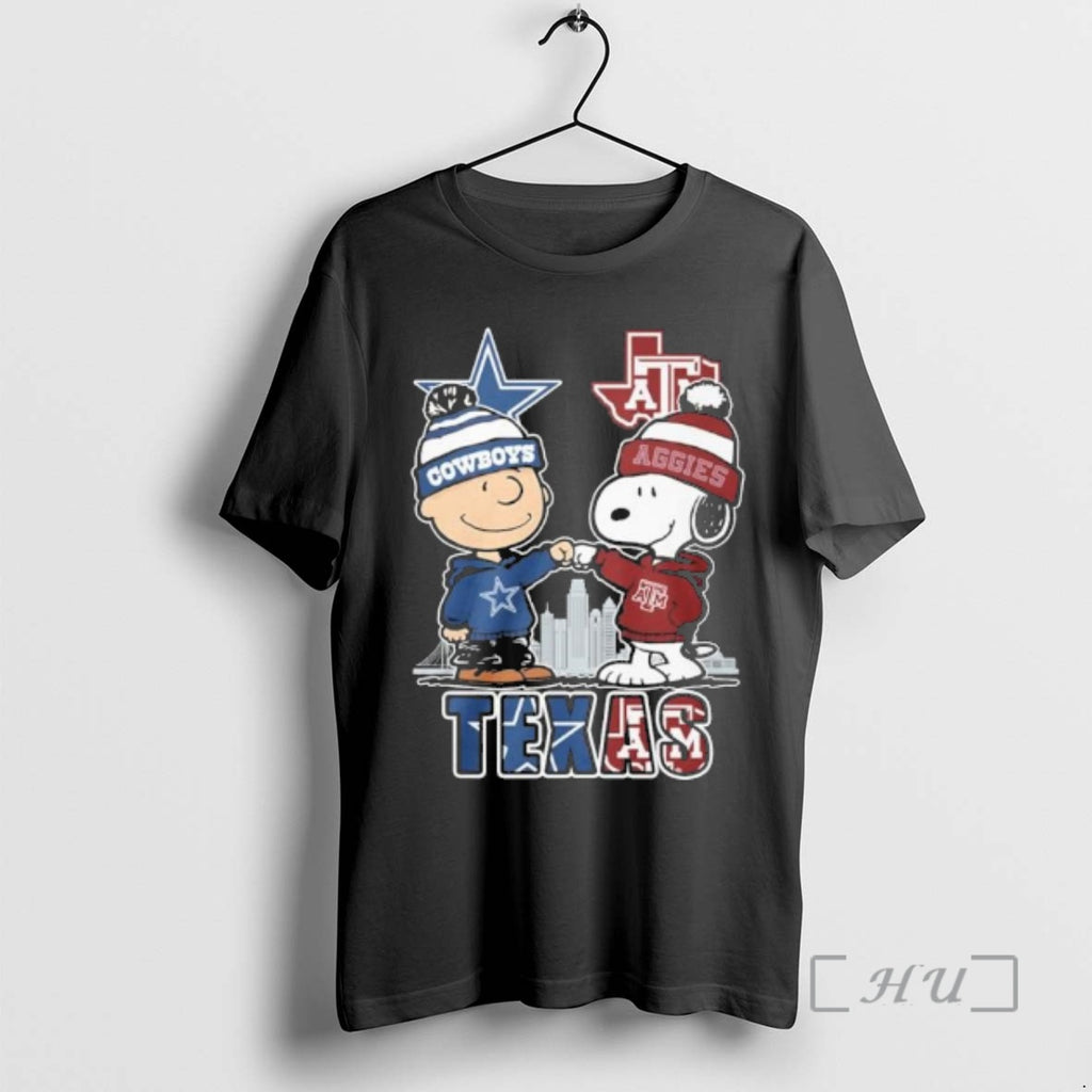 Officials Cowboys And Am Texas X The Peanuts T-Shirts, Hoodie, Sweatshirt | InkNestWear.com