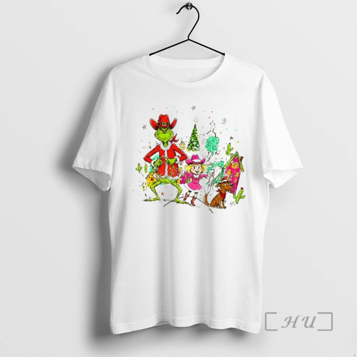 Officials Cowgirl Cindy Lou And Max Western Grinch Christmas T-Shirts, Hoodie, Sweatshirt | InkNestWear.com