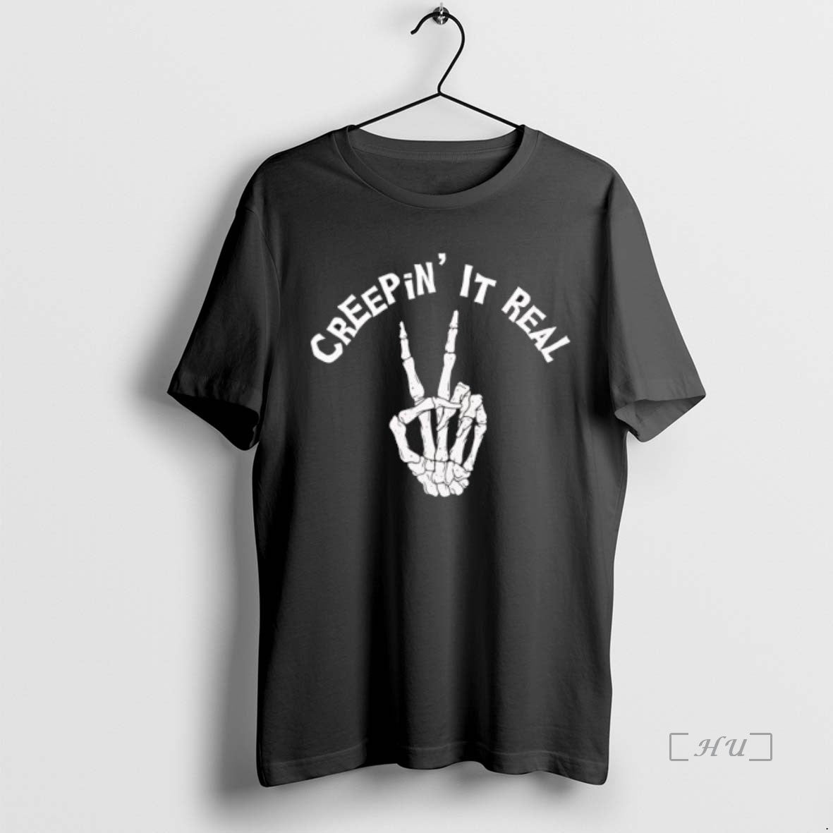 Officials Creepin It Real Hand Bones Black T-Shirts, Hoodie, Sweatshirt | InkNestWear.com