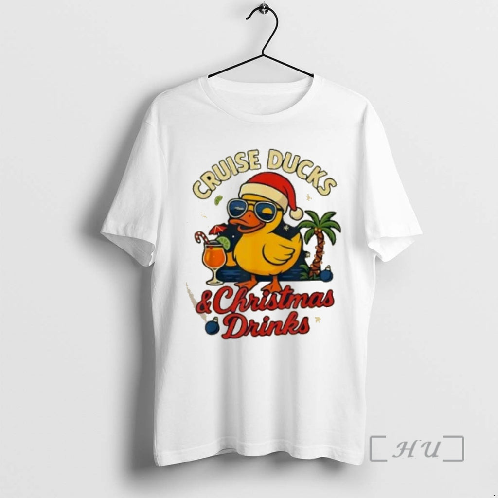 Officials Cruise Ducks And Christmas Drinks T-Shirts, Hoodie, Sweatshirt | InkNestWear.com