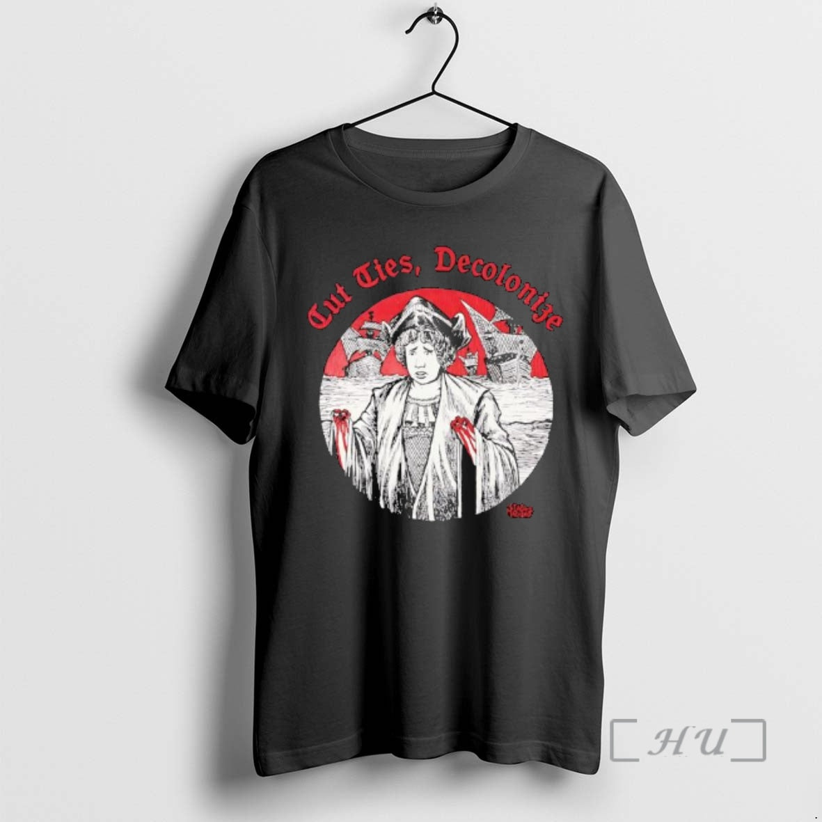 Officials Cut Ties Decolonize Red Hands Variant Graphic T-Shirts, Hoodie, Sweatshirt | InkNestWear.com