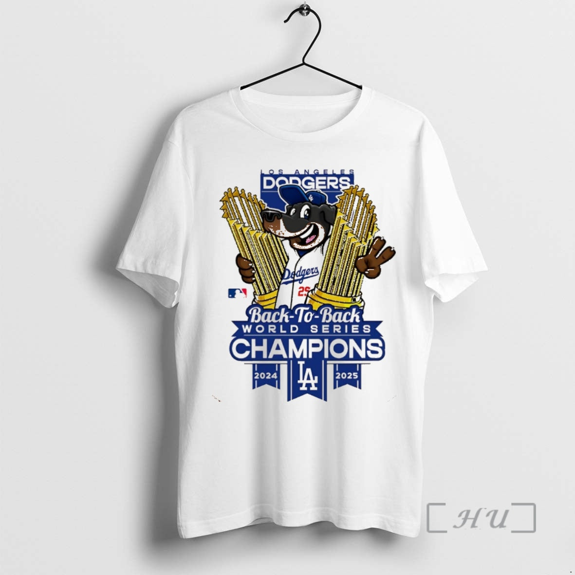 Officials Dachshund Congration Los Angeles Dodgers Back To Back World Series Champions 2025 Christmas Premium T-Shirts,...