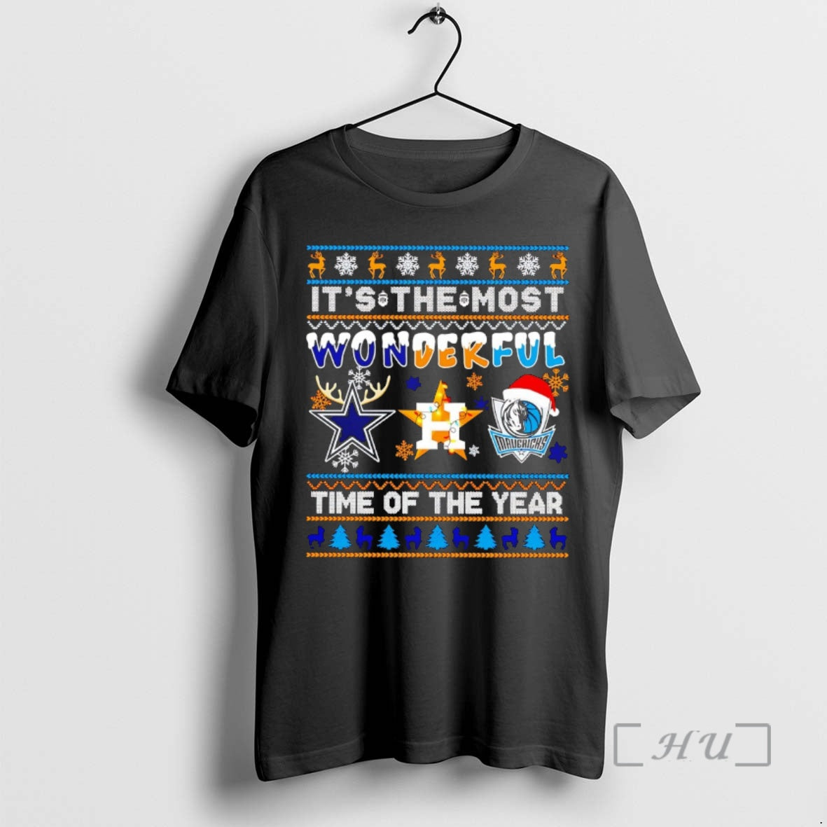 Officials Dallas Cowboys Houston Astros Dallas Mavericks Its The Most Wonderful Time Of The Year T-Shirts, Hoodie, Sweatshirt