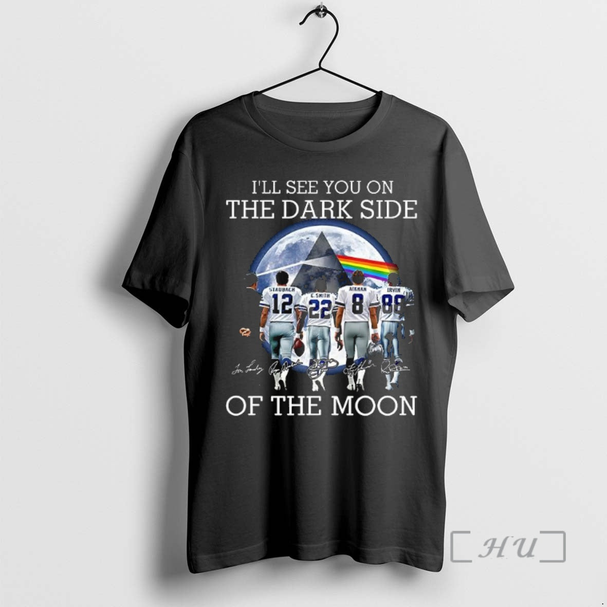 Officials Dallas Cowboys Ill See You On The Dark Side Of The Moon Signature T-Shirts, Hoodie, Sweatshirt | InkNestWear.com