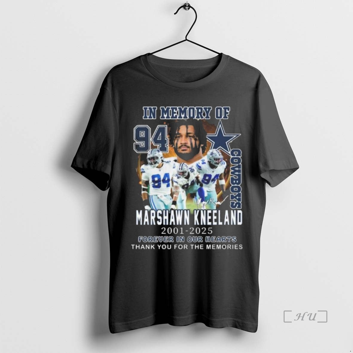 Officials Dallas Cowboys In Memory Of Marshawn Kneeland 2001 2025 Forever In Our The Memories T-Shirts, Hoodie, Sweatshirt