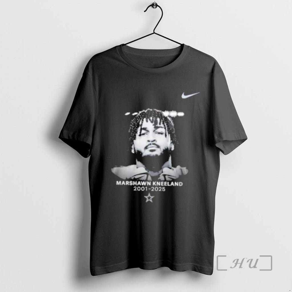 Officials Dallas Cowboys Number 94 Marshawn Kneeland 2001 2025 Signature 2 Sided Premium T Shirts Hoodie, Sweatshirt