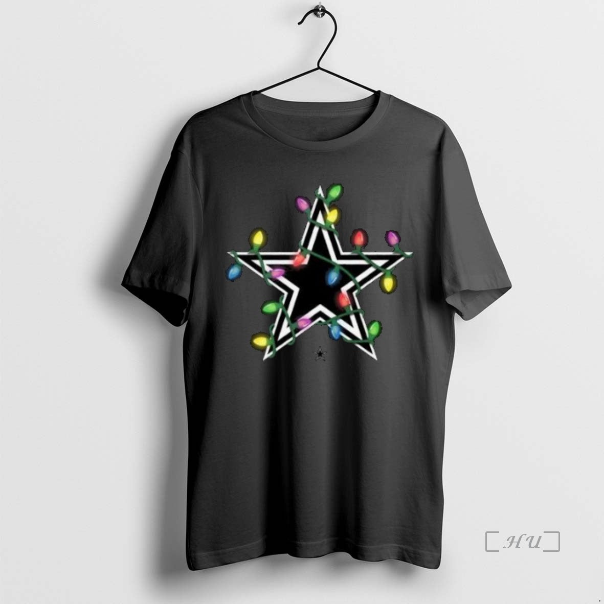 Officials Dallas Cowboys Primary Logo Holiday Lights 2025 Circle Black T-Shirts, Hoodie, Sweatshirt | InkNestWear.com