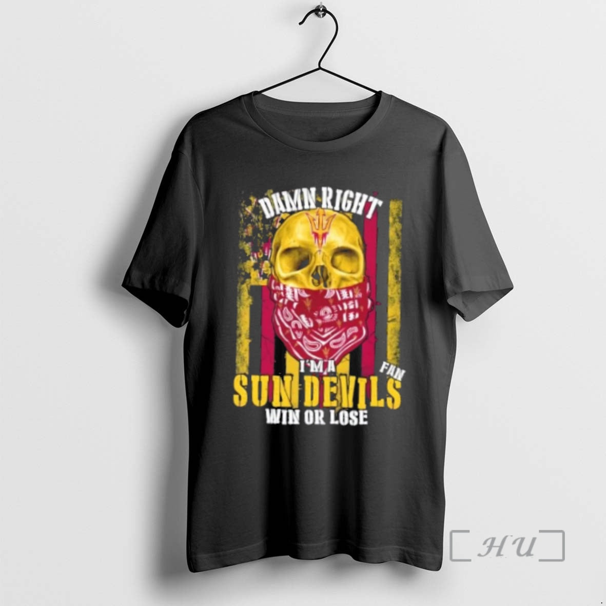 Officials Damn Right Im A Arizona State Sun Devils Fan Win Or Lose Us Flag T-Shirts, Hoodie, Sweatshirt | InkNestWear.com
