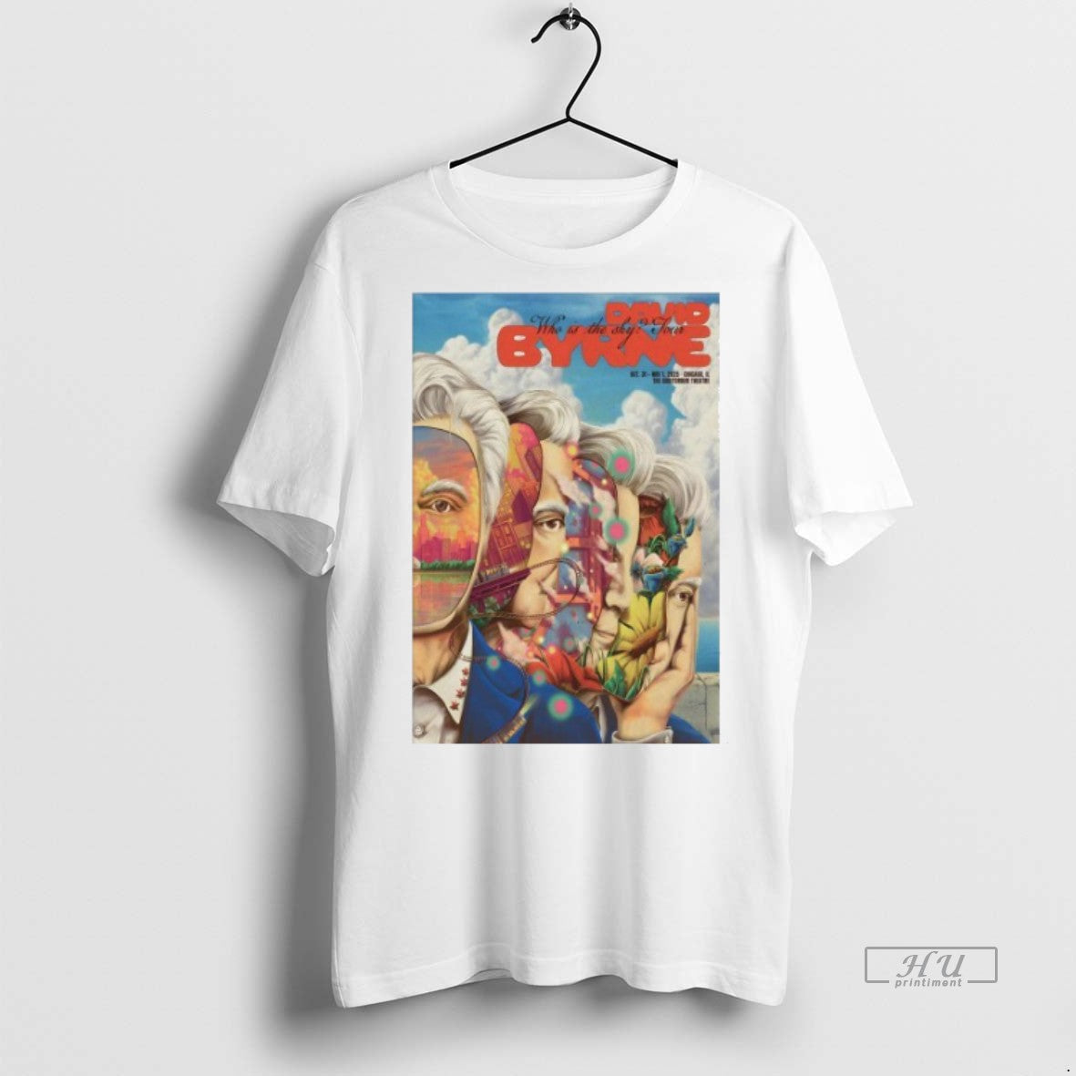 Officials David Byrne Who Is The Sky Tour Chicago On October 31 Nov 1 2025 T-Shirts, Hoodie, Sweatshirt | InkNestWear.com