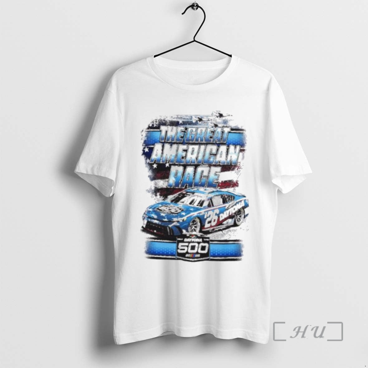 Officials Daytona International Speedway Checkered Flag Sports 2026 Daytona 500 Patriotic Ornaments Premium T Shirts...