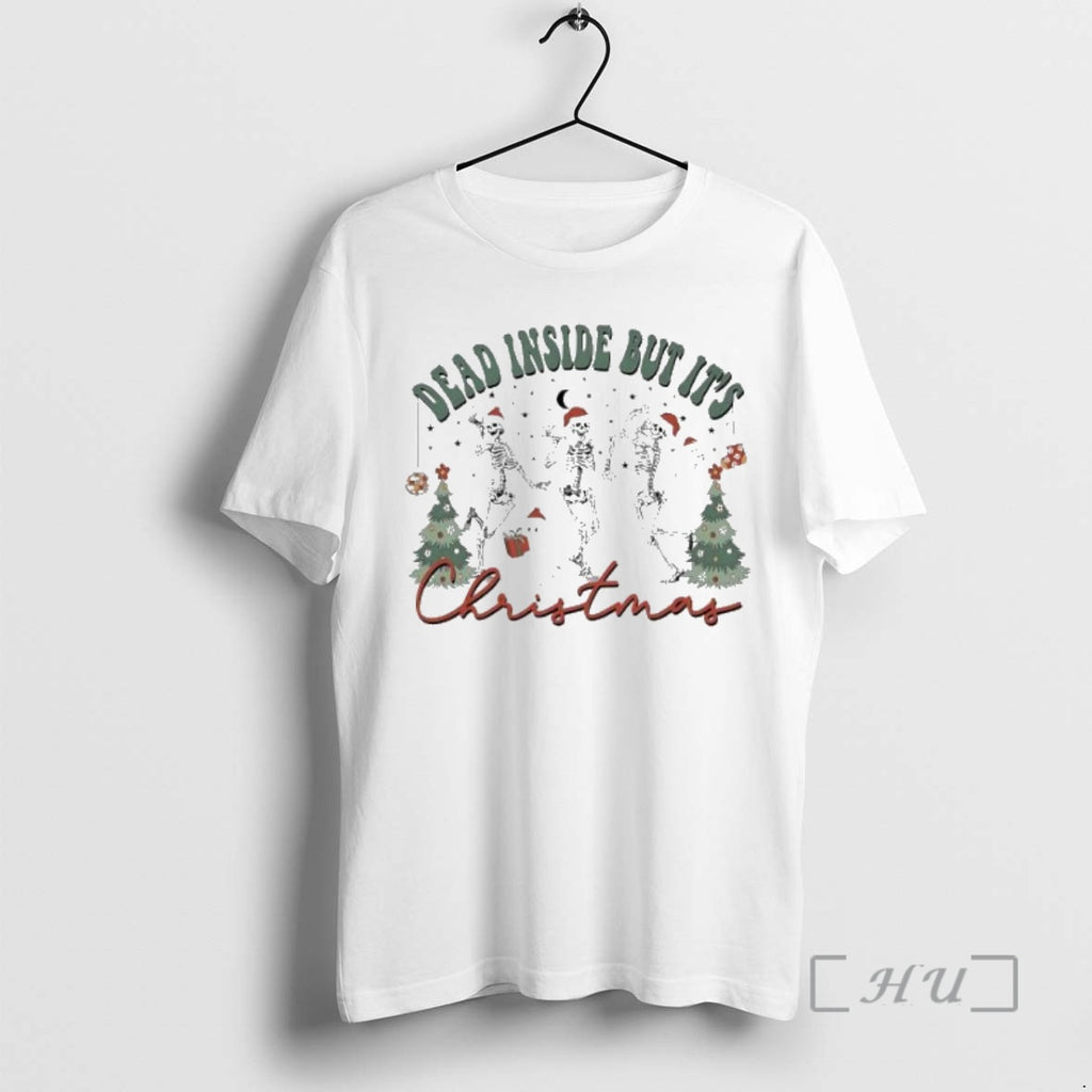 Officials Dead Inside But Its Christmas Skeletons T-Shirts, Hoodie, Sweatshirt | InkNestWear.com