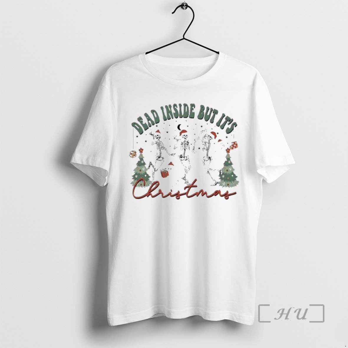 Officials Dead Inside But Its Christmas Skeletons T-Shirts, Hoodie, Sweatshirt | InkNestWear.com
