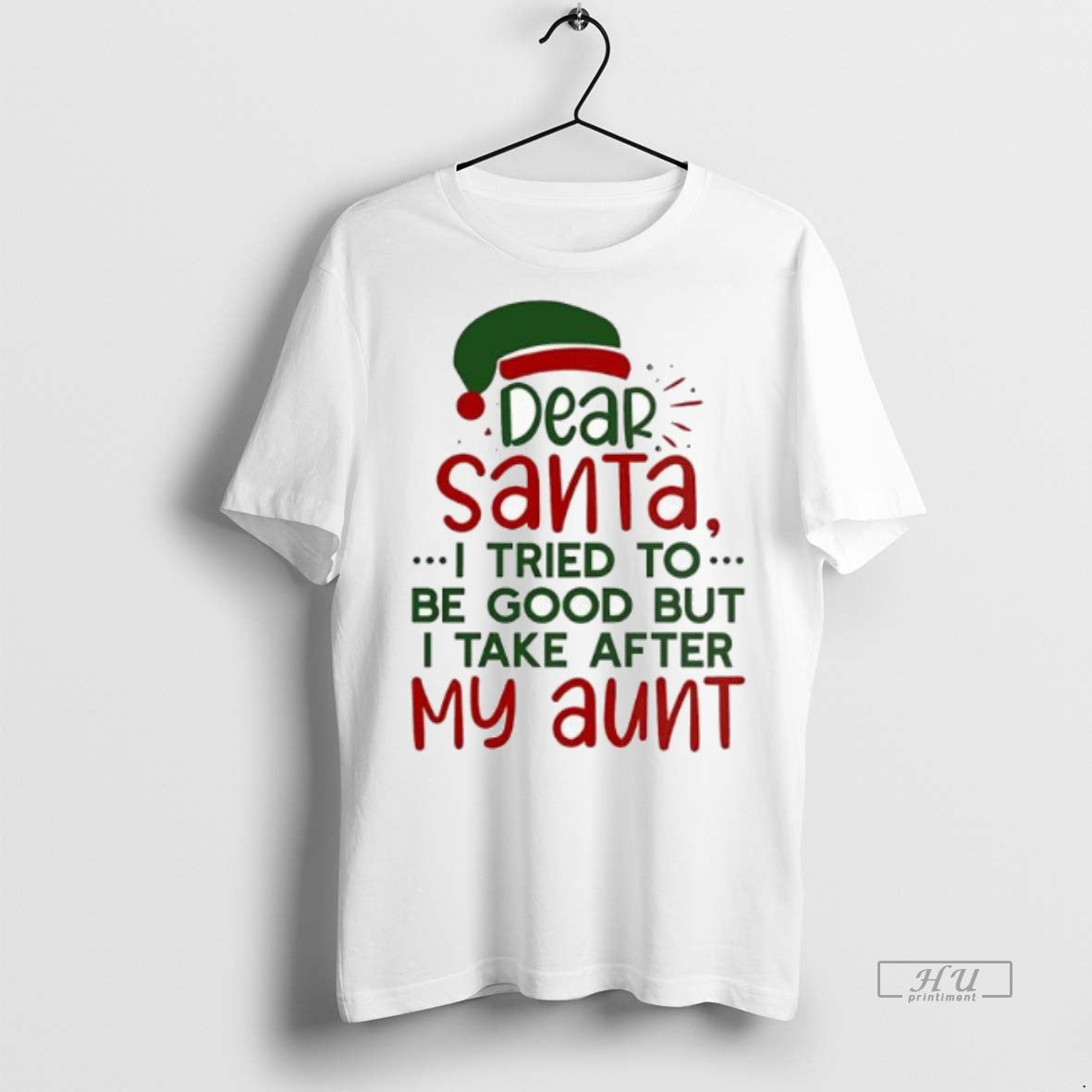 Officials Dear Santa I Tried To Be Good But I Take After My Aunt Premium T-Shirts, Hoodie, Sweatshirt | InkNestWear.com