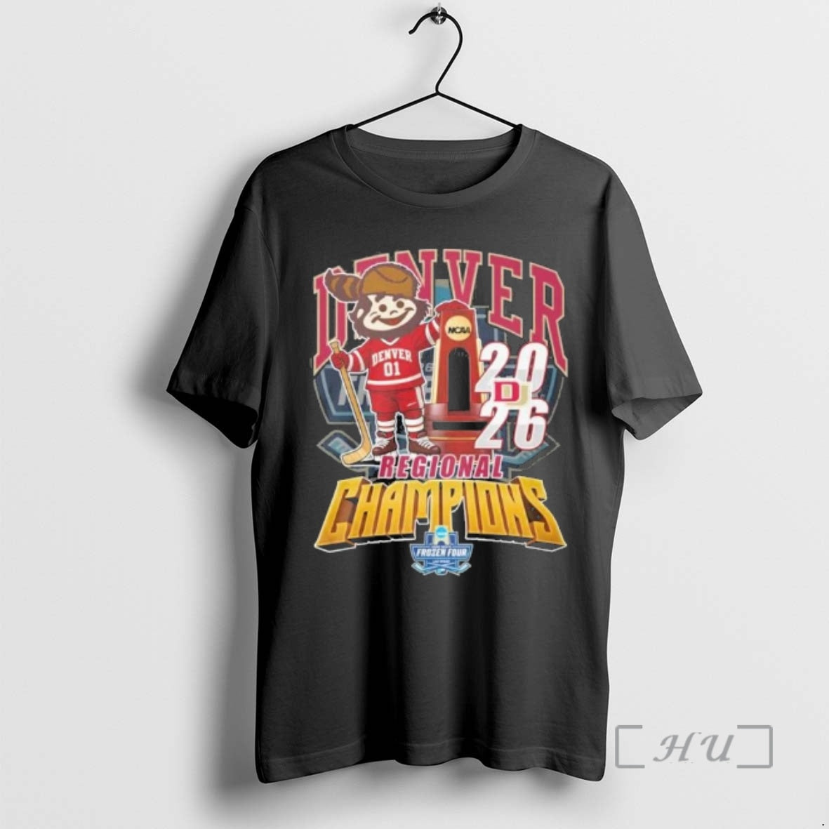 Officials Denver Pioneers Mascot 2026 Mens Ice Hockey Regional Champions