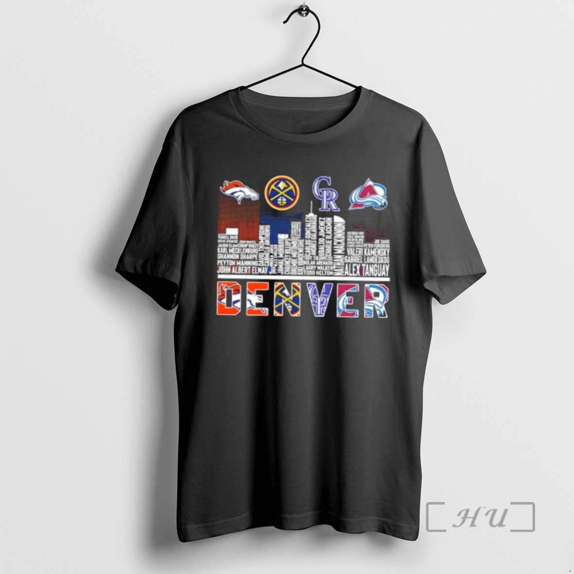 Officials Denver Sports All Names My City My Team Skyline T-Shirts, Hoodie, Sweatshirt | InkNestWear.com