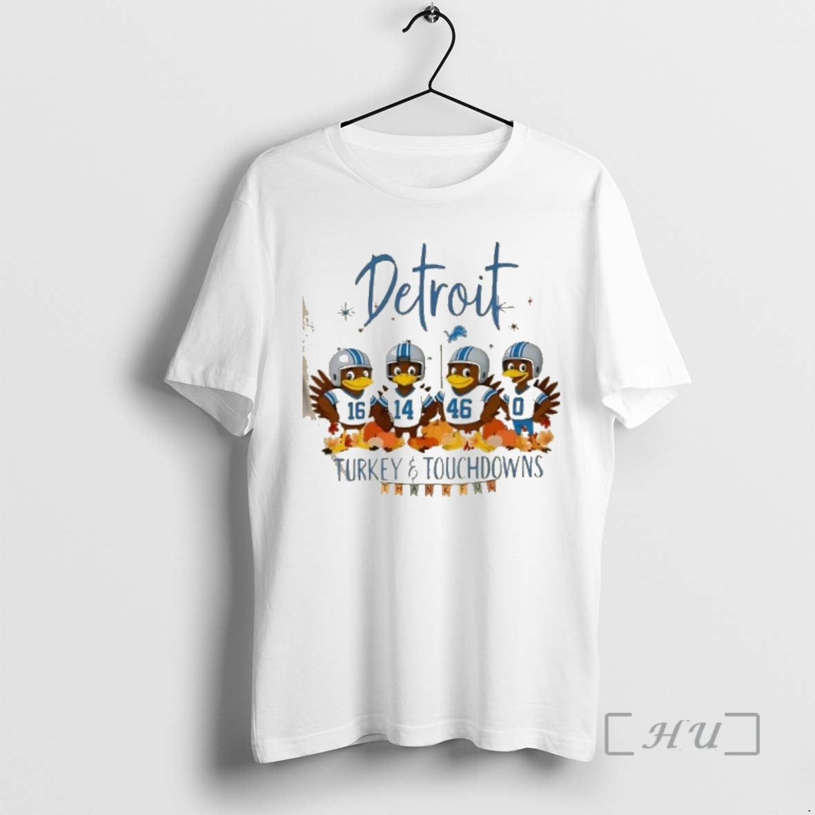 Officials Detroit Lions Football Turkey And Touchdowns Thanksgiving T-Shirts, Hoodie, Sweatshirt | InkNestWear.com