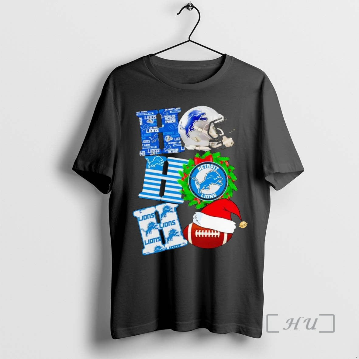 Officials Detroit Lions Ho Ho Ho Christmas T-Shirts, Hoodie, Sweatshirt | InkNestWear.com