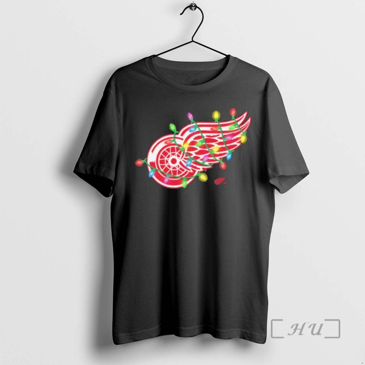 Officials Detroit Red Wings Logo Lights Christmas T-Shirts, Hoodie, Sweatshirt | InkNestWear.com