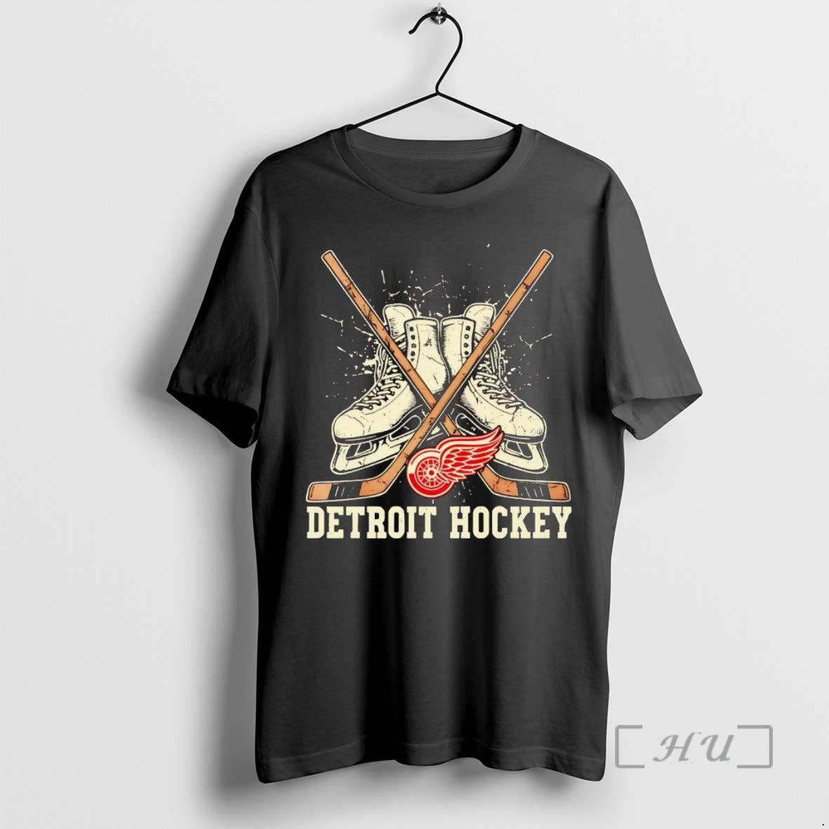 Officials Detroit Red Wings Skates And Hockey Sticks T-Shirts, Hoodie, Sweatshirt | InkNestWear.com