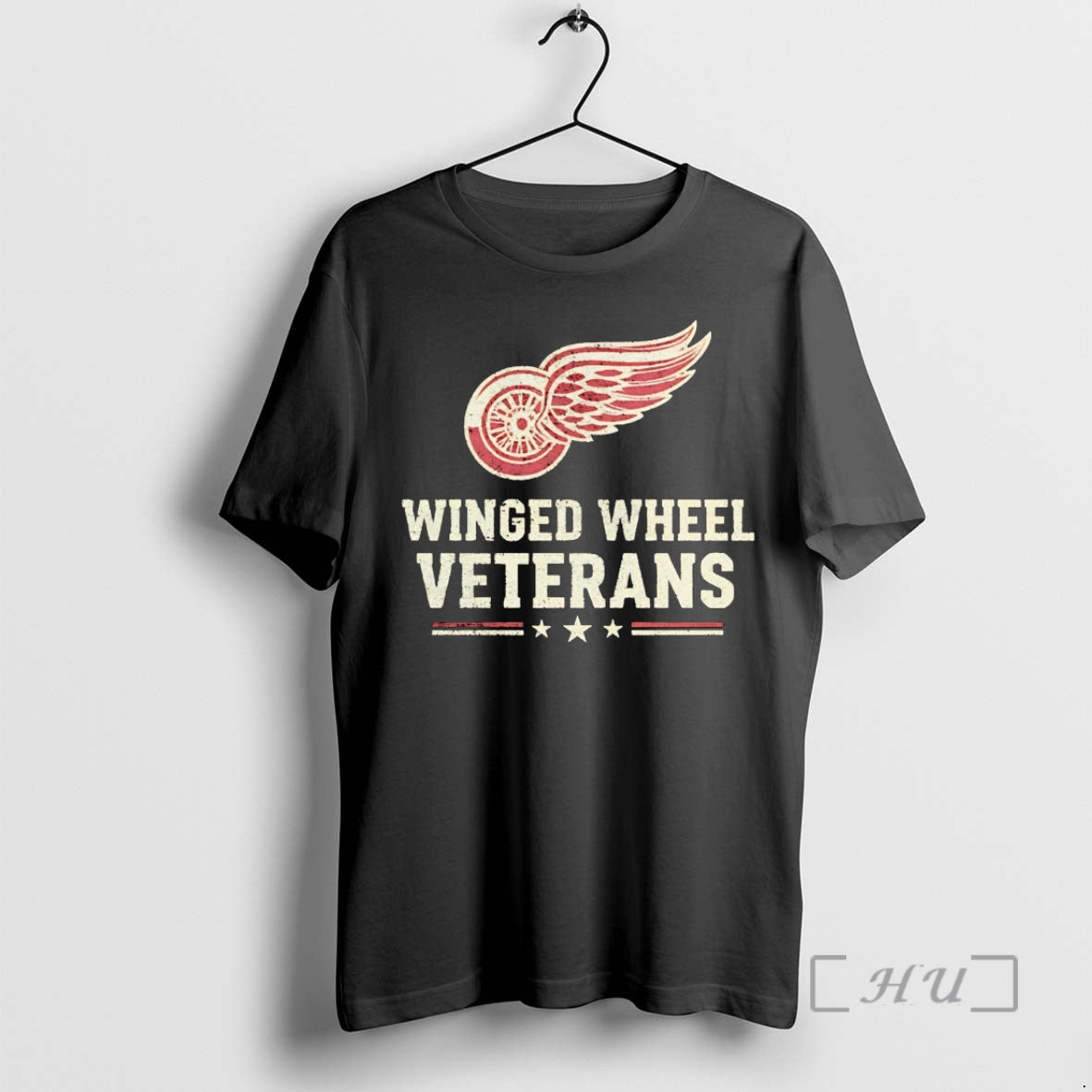 Officials Detroit Red Wings Winged Wheel Veterans T-Shirts, Hoodie, Sweatshirt | InkNestWear.com
