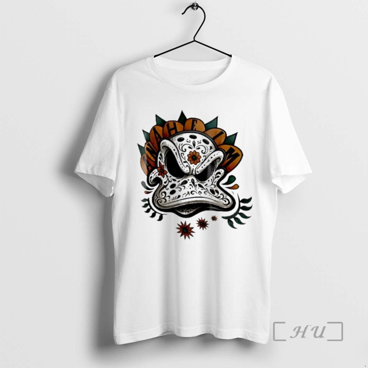 Officials Dia De Los Muertos X Anaheim Ducks Big Face T-Shirts, Hoodie, Sweatshirt | InkNestWear.com