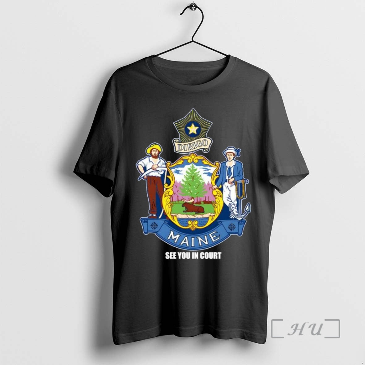 Officials Dirigo Maine See You In Court Janet Mills T-Shirts, Hoodie, Sweatshirt | InkNestWear.com